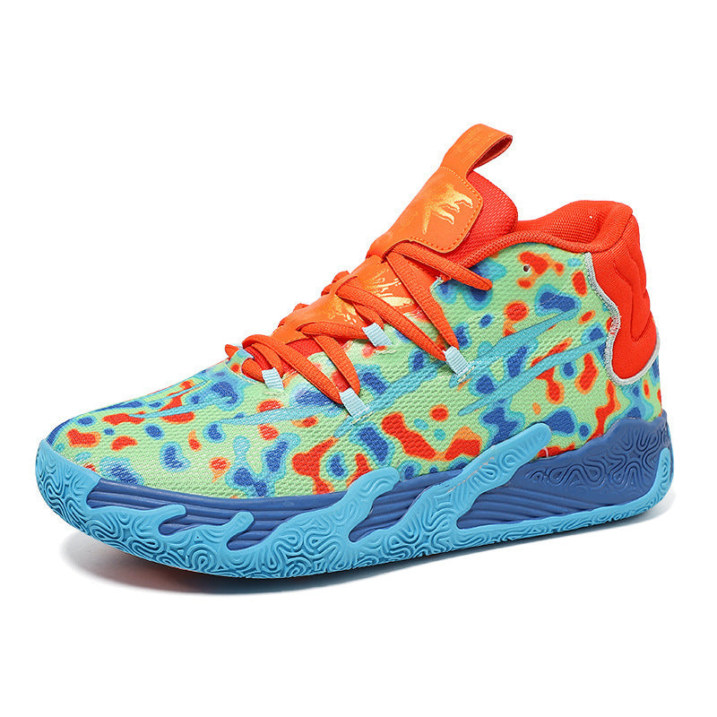 purple MB.03 men's and women's indoor and outdoor shock-absorbing and anti slip basketball shoes