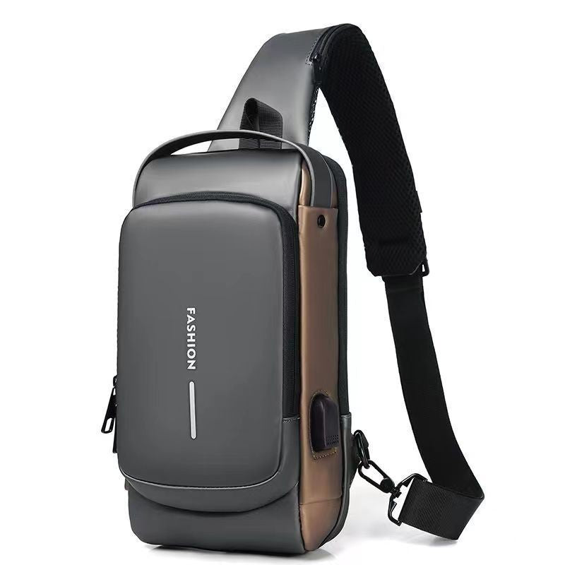 Motorcycle bag password anti-theft chest bag