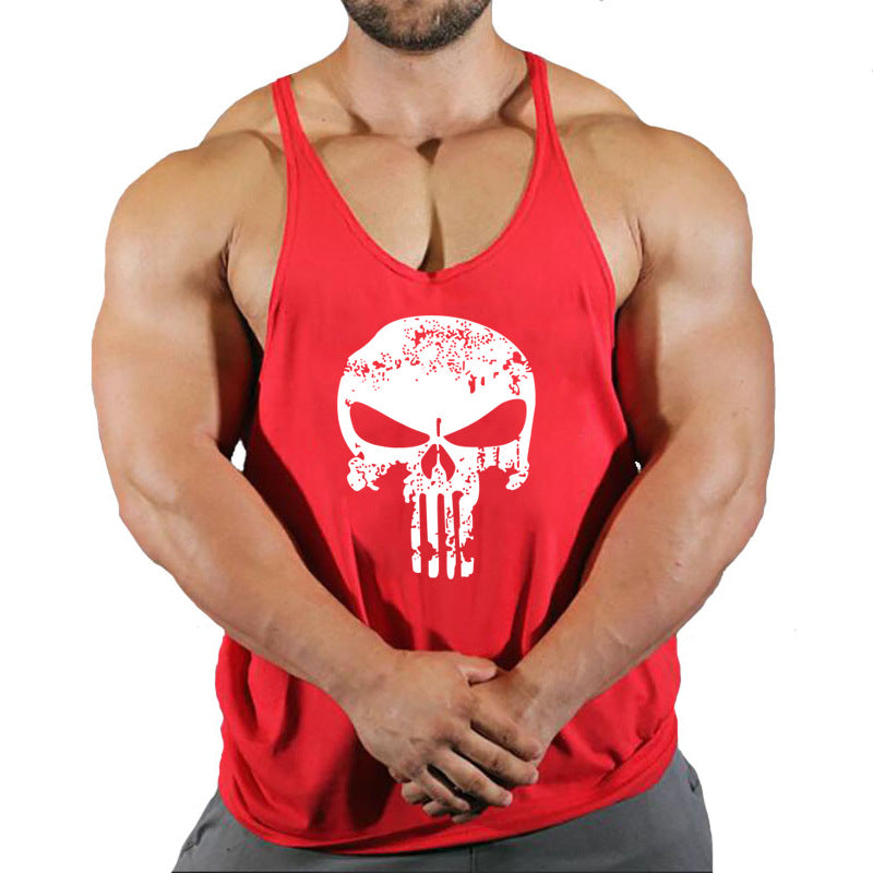 Fitness vest men's loose sleeveless