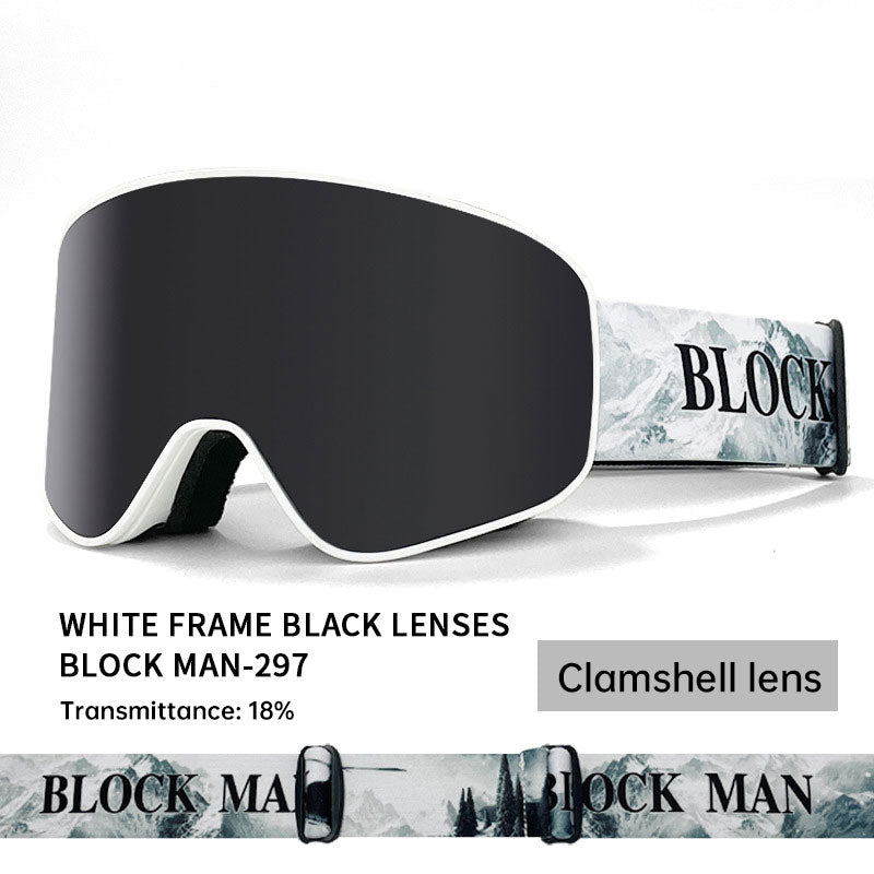 Cover Ski Glasses Winter & Outdoor Sports Goggles