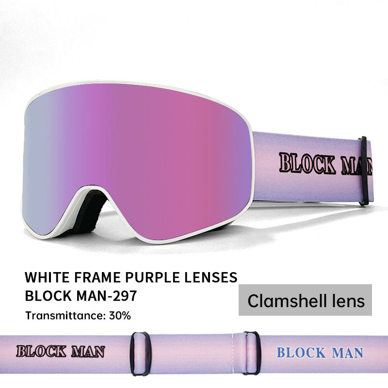 Cover Ski Glasses Winter & Outdoor Sports Goggles