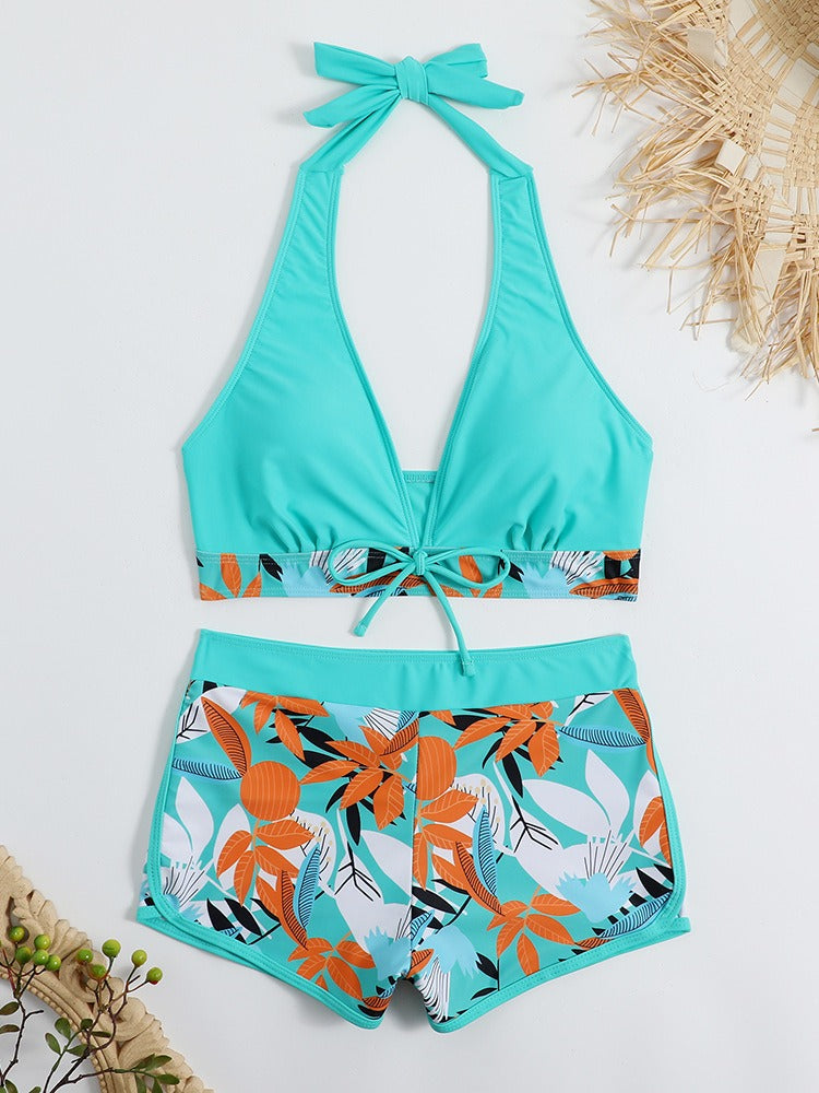 Women's High-Waisted Sports Bikini suit