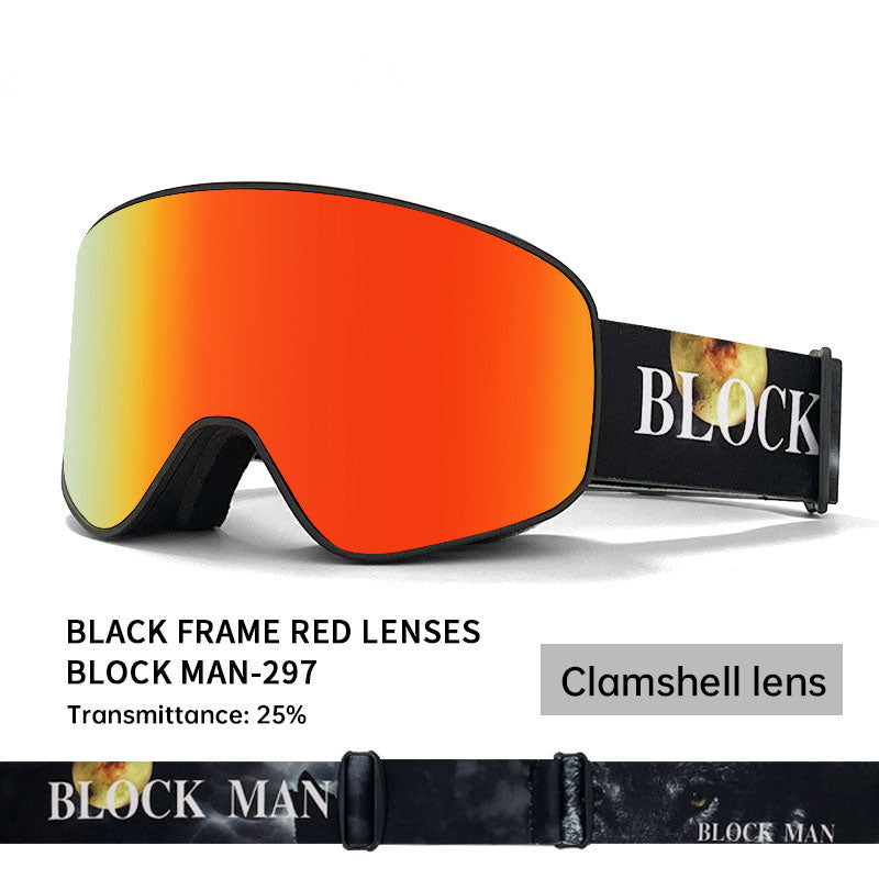 Cover Ski Glasses Winter & Outdoor Sports Goggles