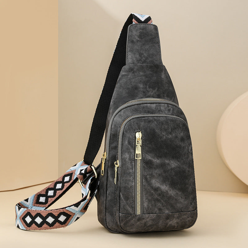 Chest Bag for Women, Stylish One-Shoulder Backpack