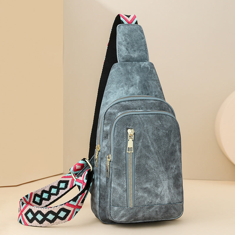 Chest Bag for Women, Stylish One-Shoulder Backpack