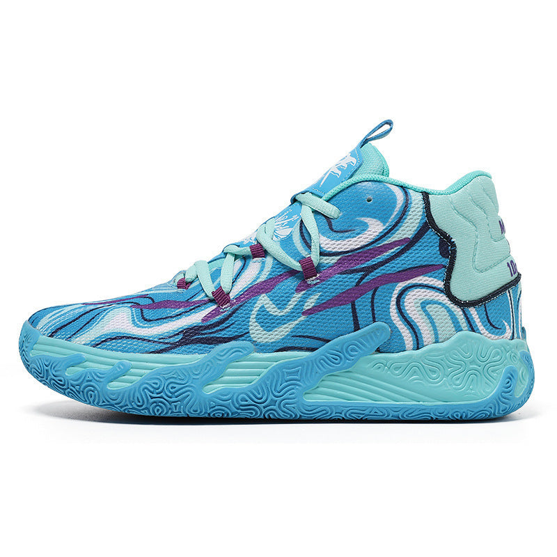 purple MB.03 men's and women's indoor and outdoor shock-absorbing and anti slip basketball shoes