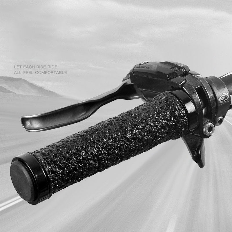 Bicycle Grip Bilateral Locking Grip Mountain Bike Silicone Crystal Grip Bicycle Accessories