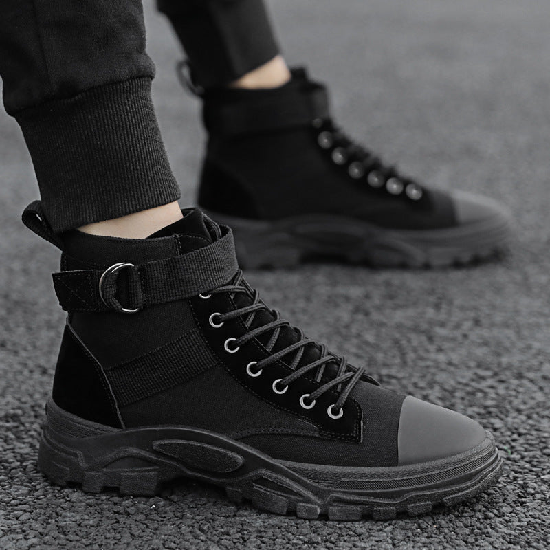 High top Martin boots for teenagers, fashionable and trendy casual board shoes.