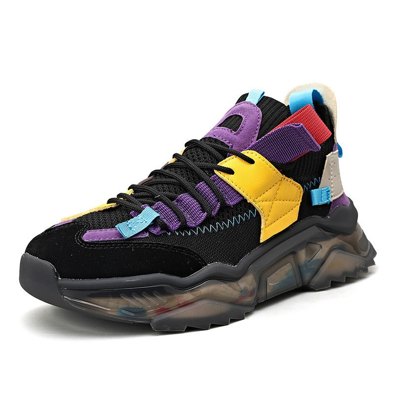Men's Large Thick Soled Sneakers