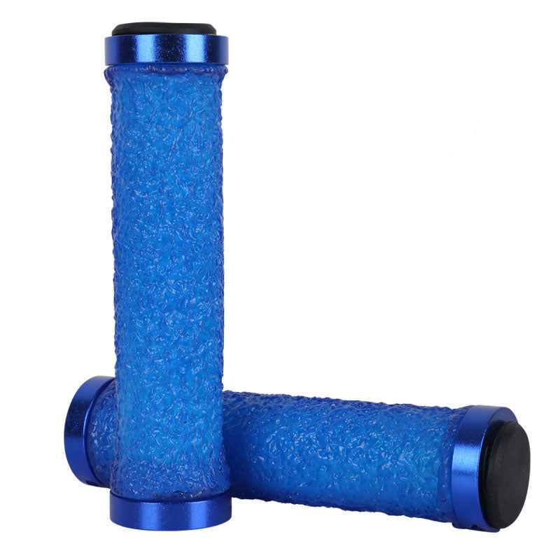Bicycle Grip Bilateral Locking Grip Mountain Bike Silicone Crystal Grip Bicycle Accessories