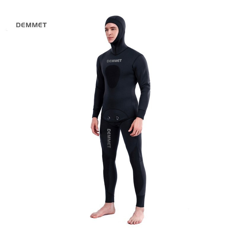 3MM fish hunting camouflage chloroprene rubber split diving suit for men's cold and warm free surfing suit