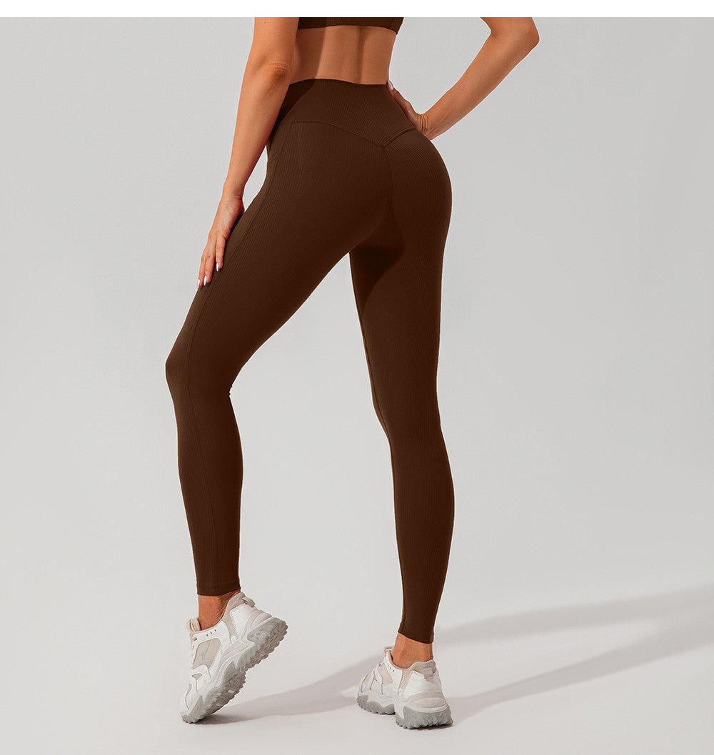 Women’s Threaded High-Waist Yoga Pants