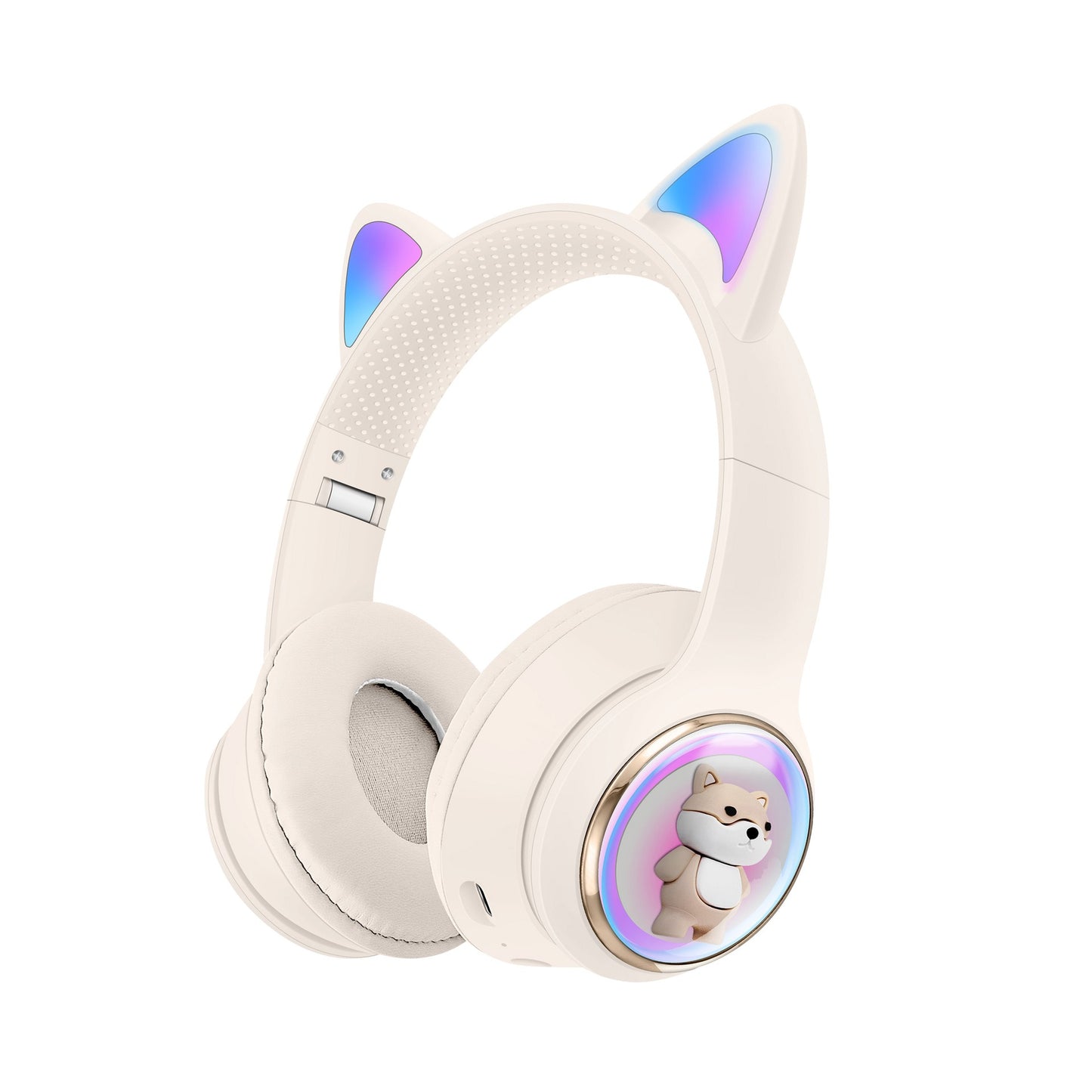AKZ-51 Bluetooth Earphones – Foldable, Long Battery Life & Cute Cartoon Design