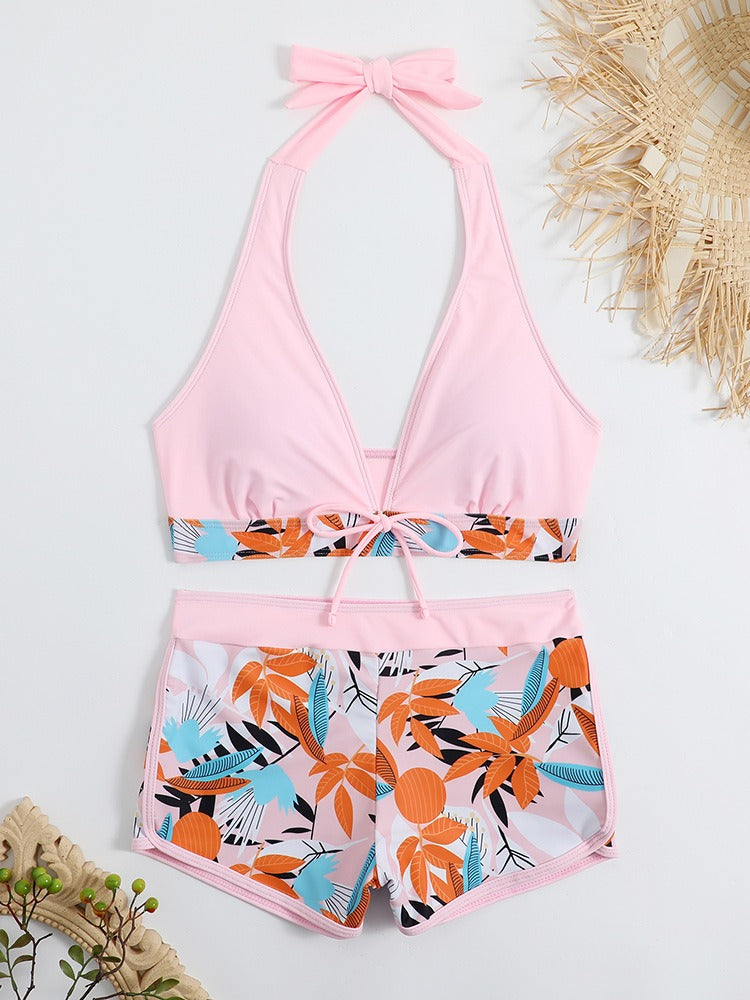 Women's High-Waisted Sports Bikini suit