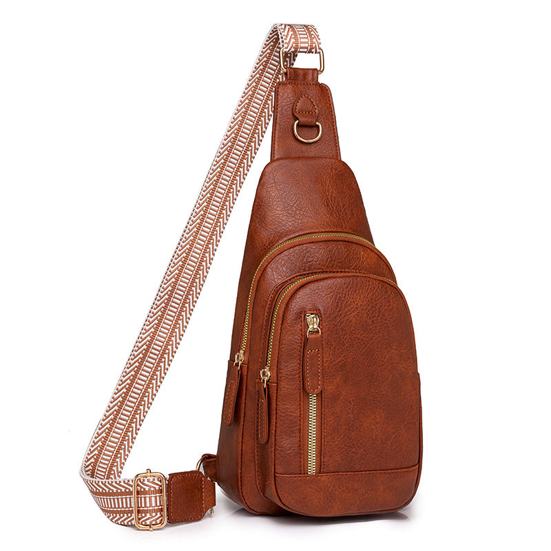 Chest Bag for Women, Stylish One-Shoulder Backpack