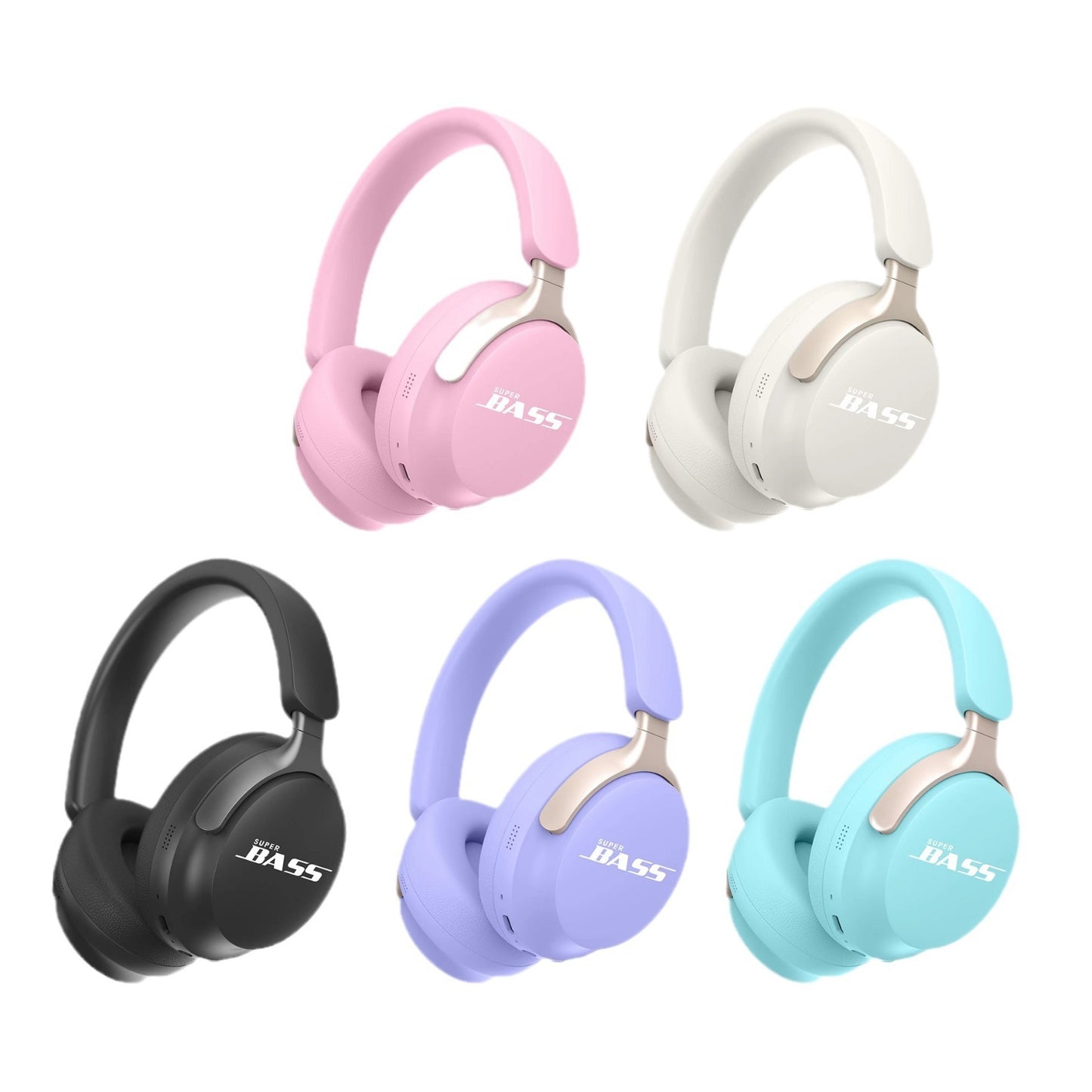 New wireless Bluetooth headset with macaron color AKZ-23 card insertion.