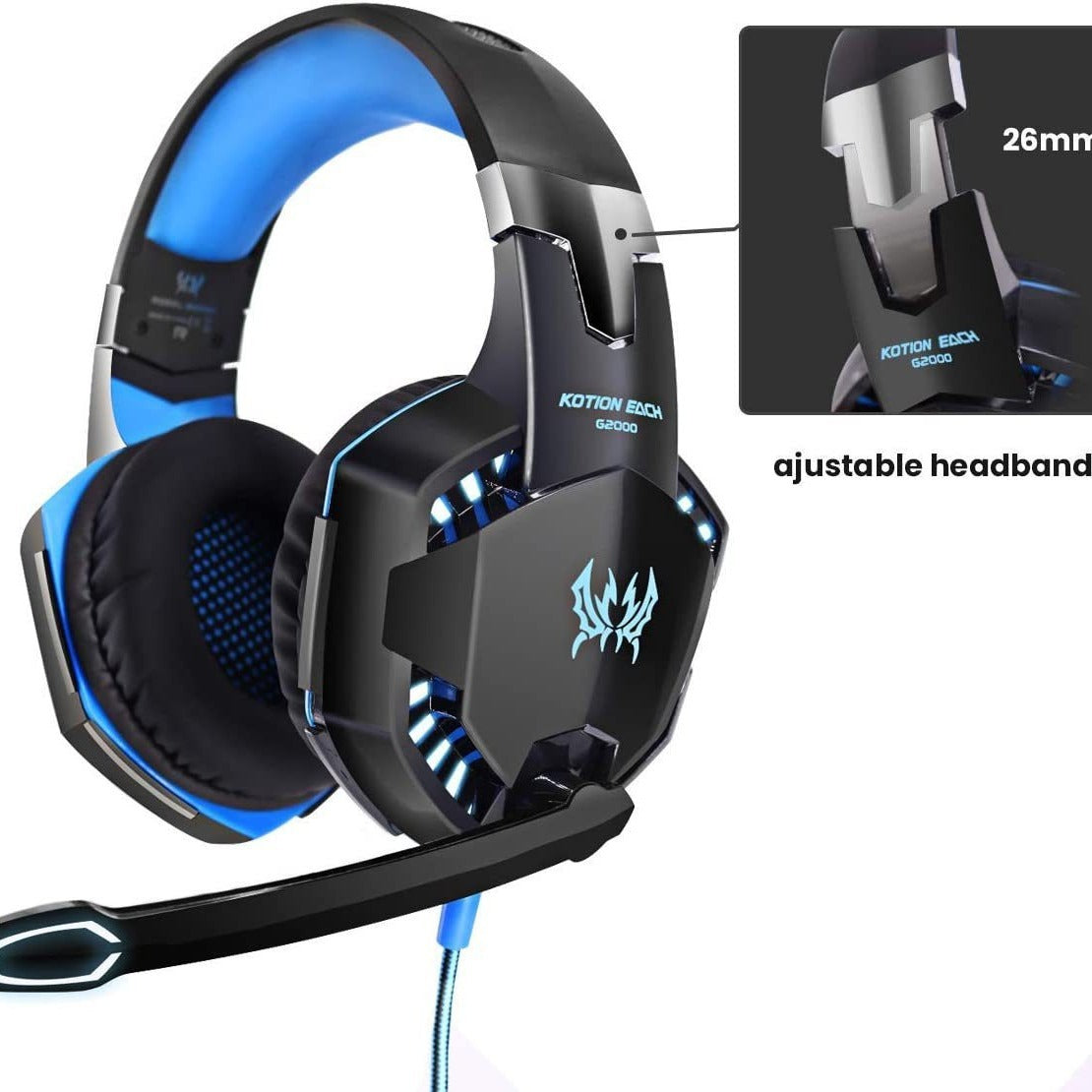 G2000 Head Mounted Gaming Earphones