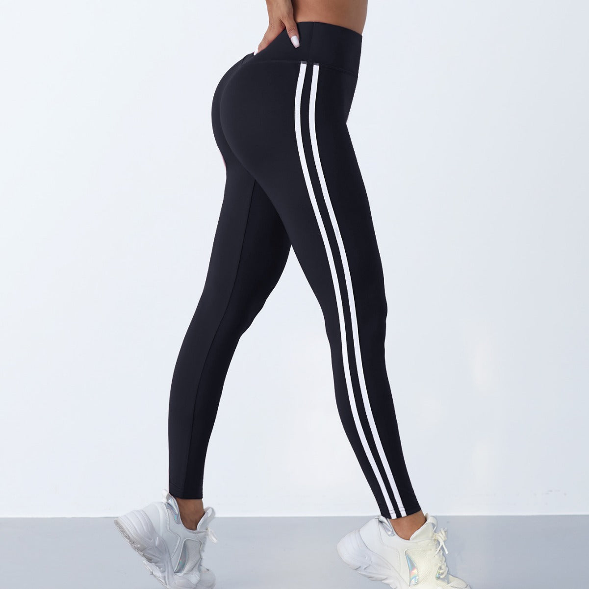 Yoga leggings, women's high waisted and hip lifting