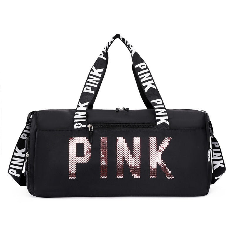 New fitness bag, shoe compartment, dry wet separation bag