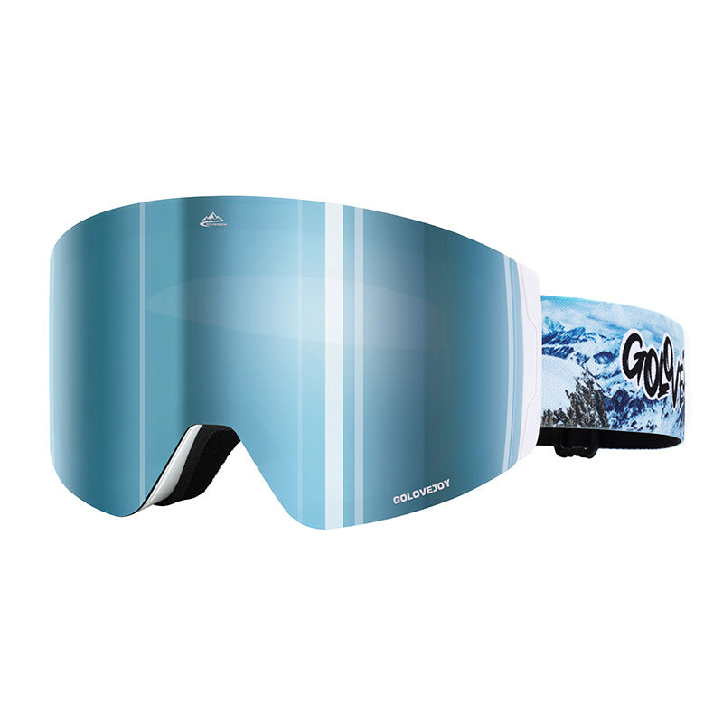Magnetic ski goggles for men and women