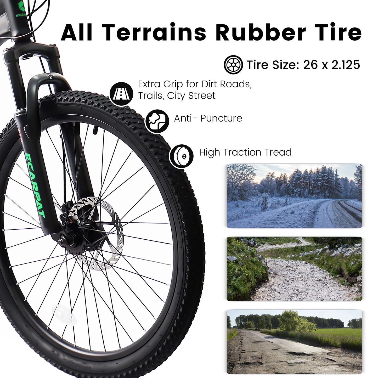 Mountain Bike 26 inch wheels, carbon steel frame disc brake