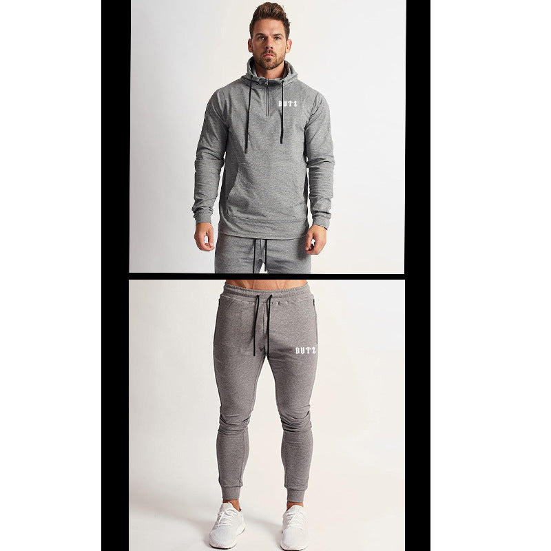 Muscle Leisure Sports Fitness Clothing Men's Suit