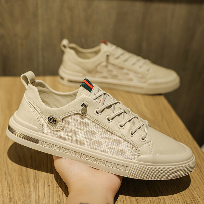 Trendy men's low cut casual sports shoeslac