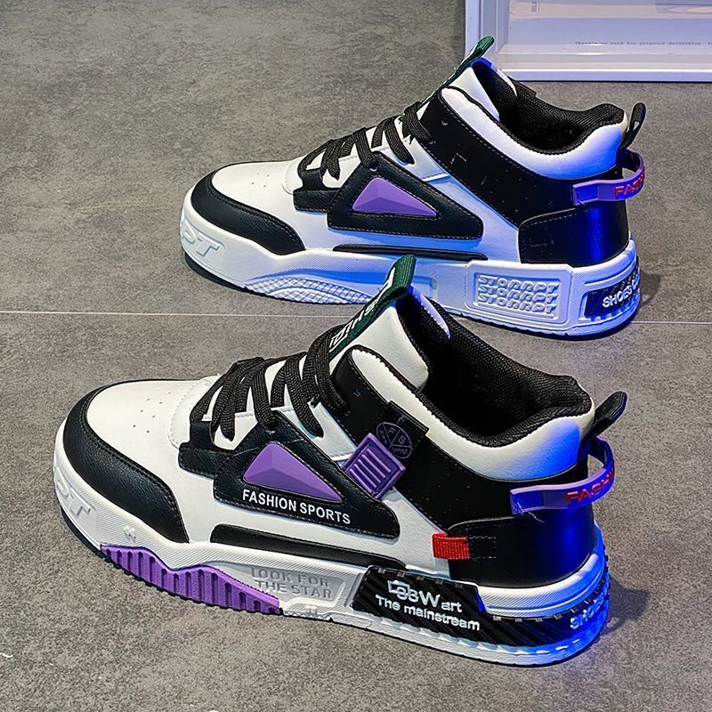 Spring men's new breathable high top shoes.