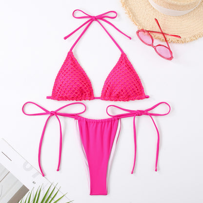 Lace-Up Halter Bikini, Sexy, Trendy & Flattering