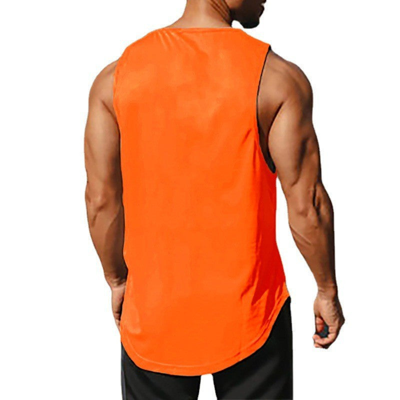 Men's running & fitness vest summer quick drying training suit sleeveless camisole base shirt