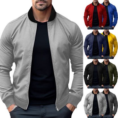 Autumn and winter  Spring  men's r casual long sleeved men's hoodie jacket