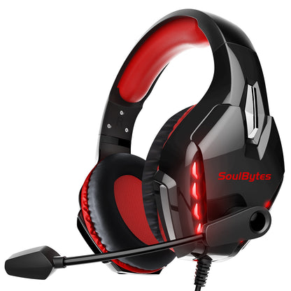 S11 Head mounted Gaming Chicken Earphones Wired Control Esports Earphones.