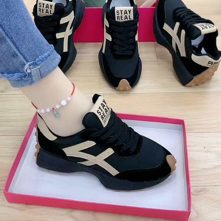Spring new single ide thick casual daddy shoes sneakers for women