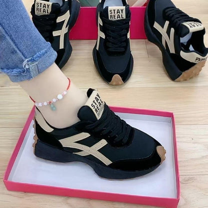 Spring new single ide thick casual daddy shoes sneakers for women