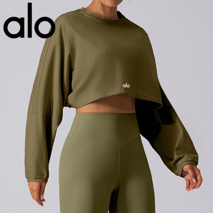 Women's Round Neck Breathable Fitness Hoodie , Stylish & Lightweight