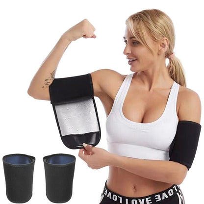 Fitness Arm & Wrist Protectors – Sweat-Reducing, Fat-Burning Running Hand Straps with Elbow Support for Exercise & Workouts.