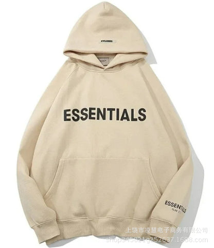 Unisex Letter Print Hoodie, Casual & Warm for Autumn/Winter and spring