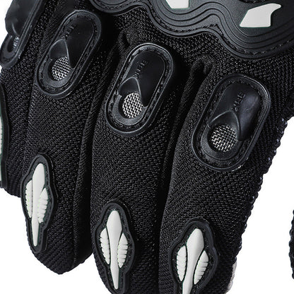 Motorcycle Riding Gloves, All Finger, Summer Breathable, Men's And Women's