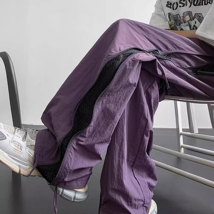 Men’s Breathable Paratrooper Cargo Pants, Lightweight & Quick-Drying