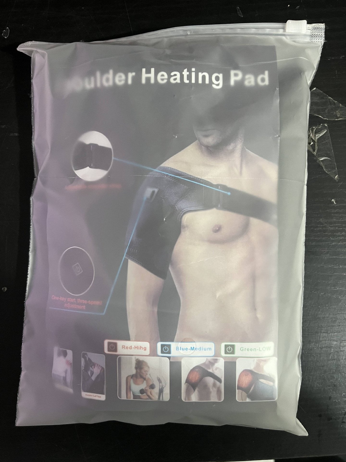 Electric Heated Shoulder Wrap – Vibration Massage & Pain Relief Brace