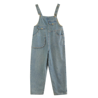 Spring Summer Vintage Jeans Jumpsuits Women