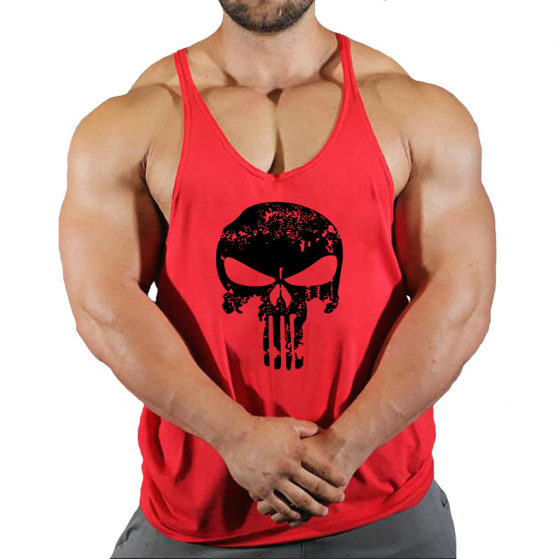 Fitness vest men's loose sleeveless