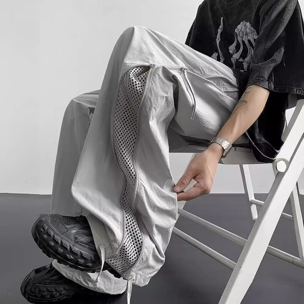 Men’s Breathable Paratrooper Cargo Pants, Lightweight & Quick-Drying