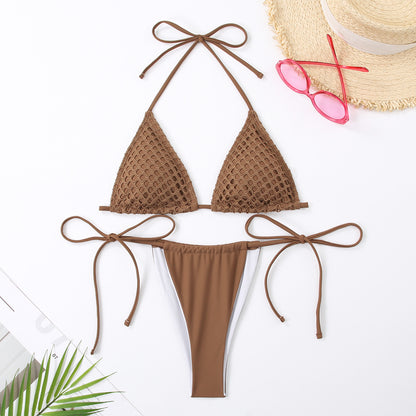 Lace-Up Halter Bikini, Sexy, Trendy & Flattering