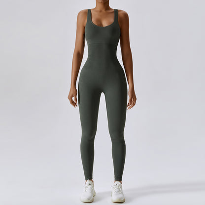 Spring, Summer & Fall seamless one-piece yoga suit