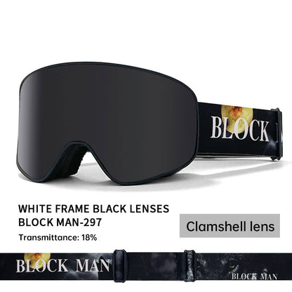 Cover Ski Glasses Winter & Outdoor Sports Goggles
