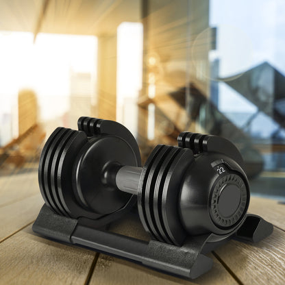 Adjustable Dumbbell – Durable Steel & Plastic Design 23.5 kgs