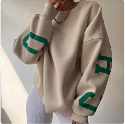 Women's Printed Fashion Sweatshirt