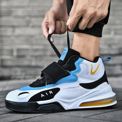 Men's autumn winter high-top air cushion basketball shoes