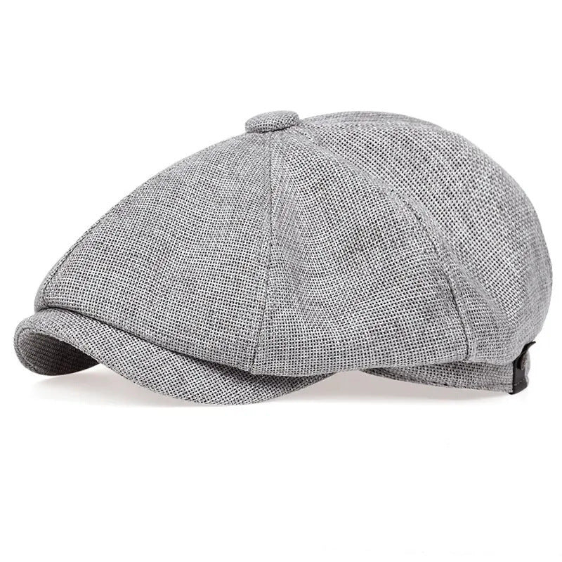 Octagonal hat men's spring and summer